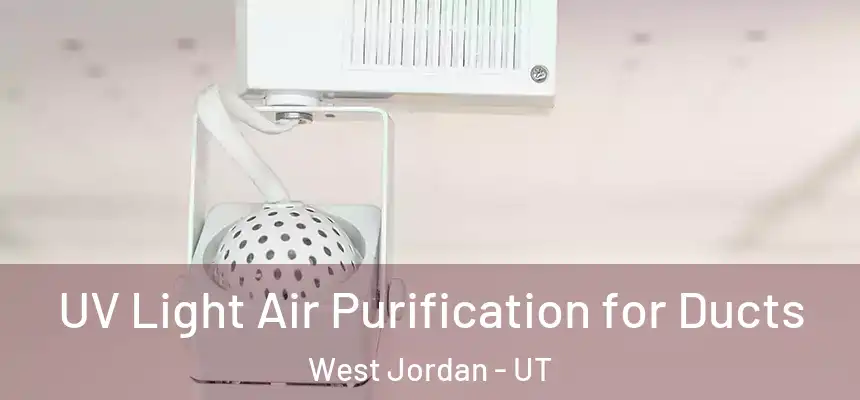  UV Light Air Purification for Ducts West Jordan - UT